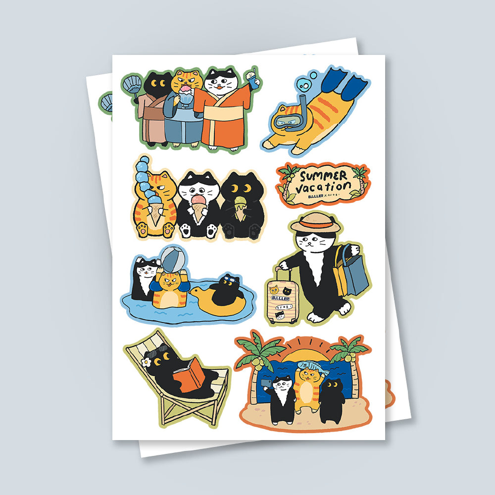 Summer Escape Sticker Set