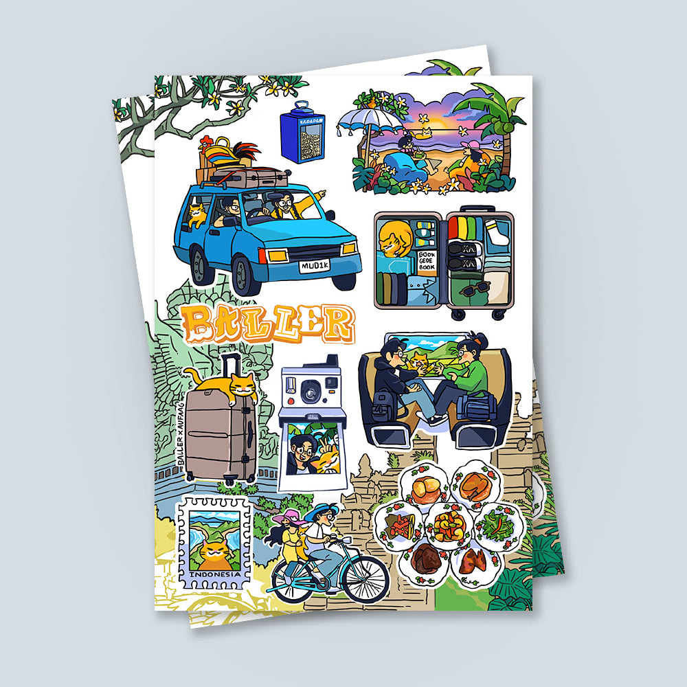 Jelajah Indonesia Sticker Set