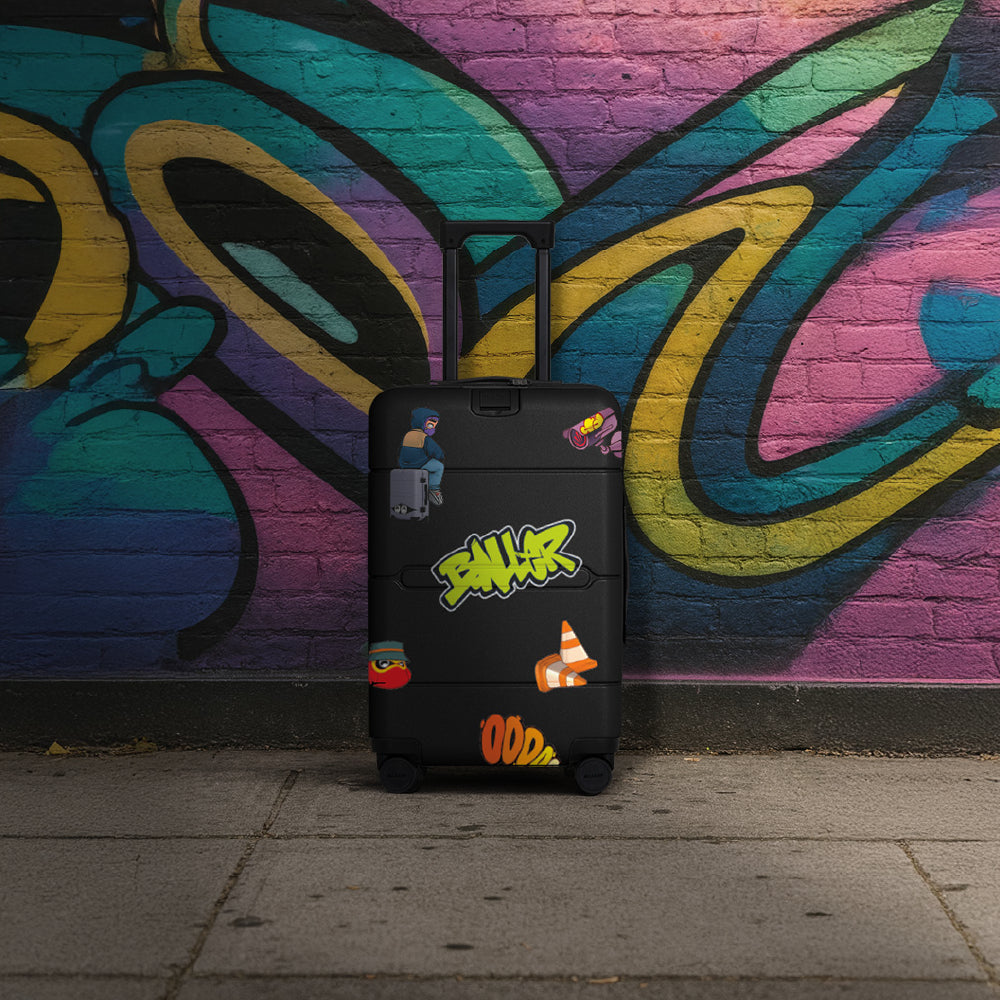 Slap around the World Sticker Set